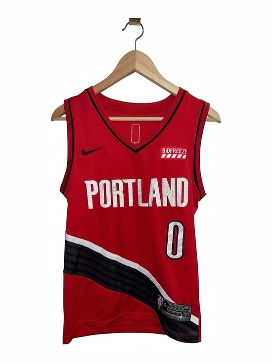 Nike Other - Damian Lillard Portland Trail Blazers Nike Youth Small S 8 Jersey Biofreeze Red